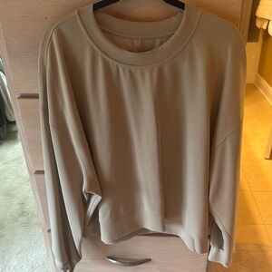 Lululemon perfectly oversized cropped crew softstreme